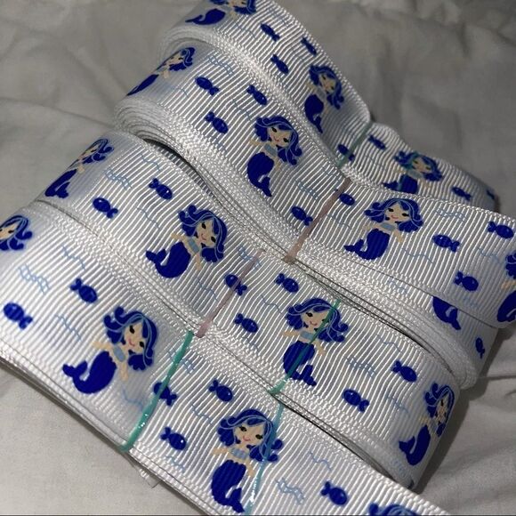 Grosgrain Ribbon 7/8” 5 yards 5/$20 NEW 1” yds bows bow making shipping supplies - Picture 3 of 5